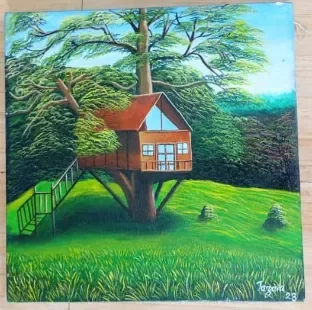 Ismat Tazria-Acrylic