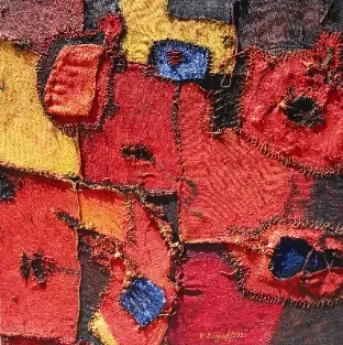 Kazi Sayed-Acrylic on Sack