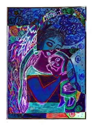 Sharmin Haque Prima-Oil, Acrylic, Sketch